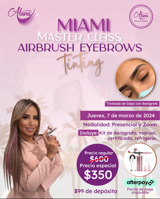 MIAMI MASTER CLASS DE AIRBRUSH BROWS