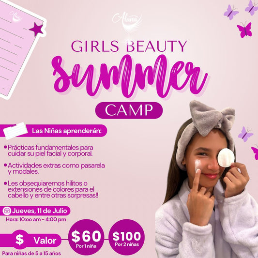 Girls beauty summer camp