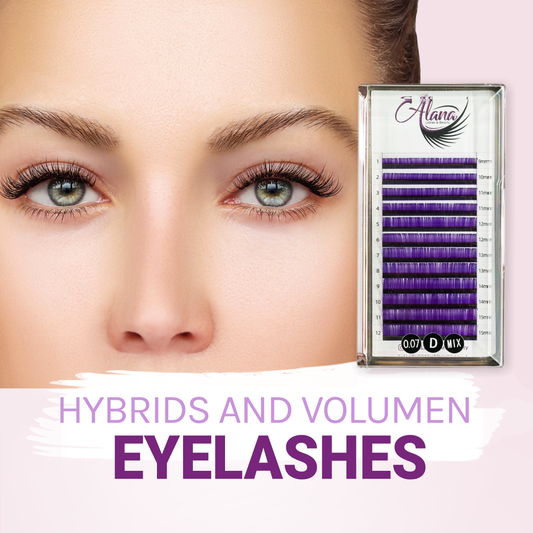 Curso Hybrids and Volume Eyelashes