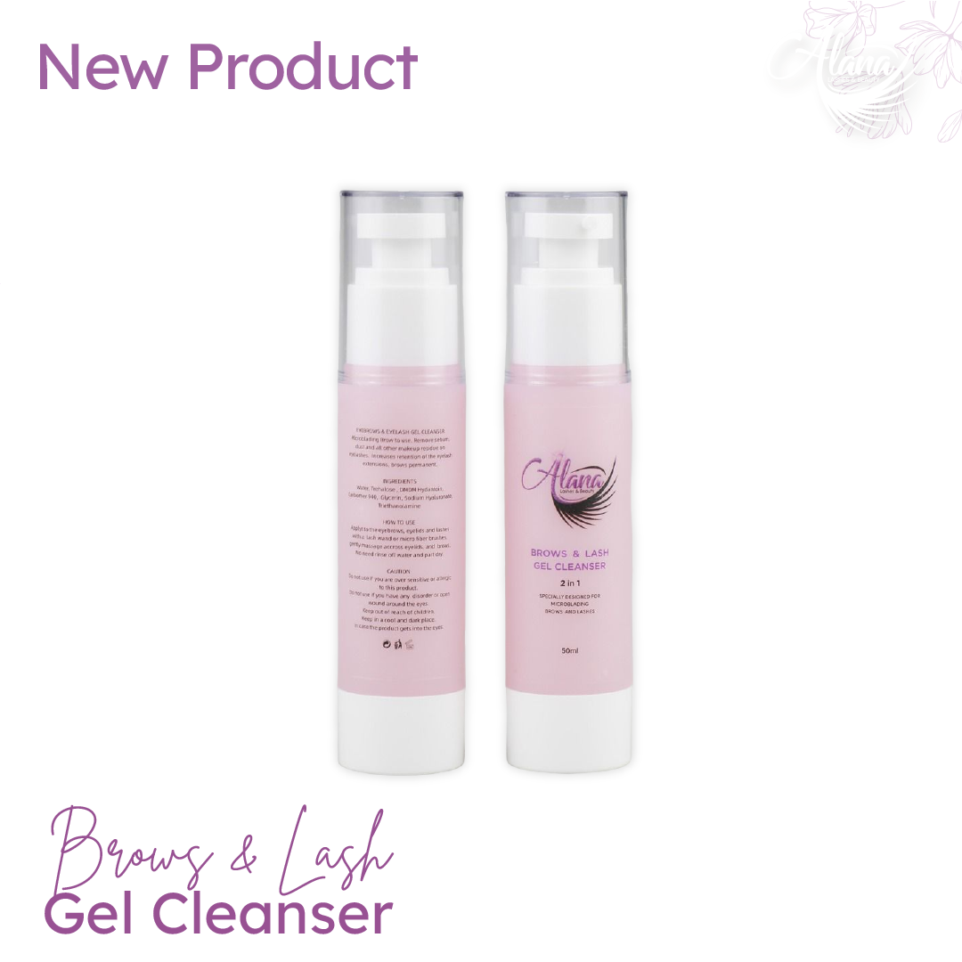 EYELASH AND BROWS GEL CLEANSER